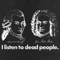 I Listen To Dead People Golf Towel