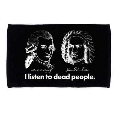 I Listen To Dead People Microfiber Hand Towel