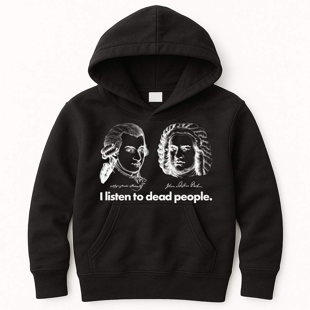 I Listen To Dead People Kids Hoodie