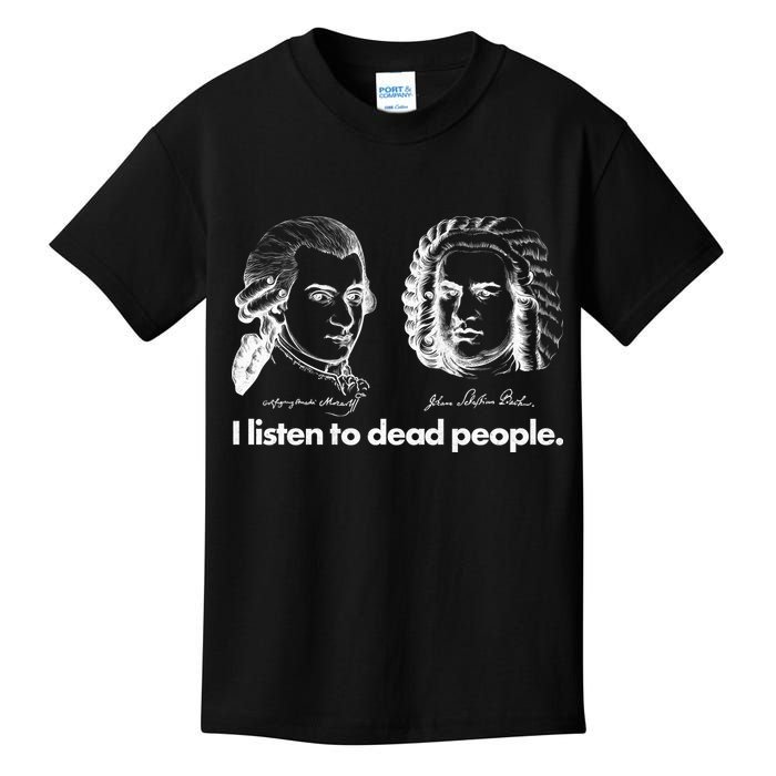 I Listen To Dead People Kids T-Shirt