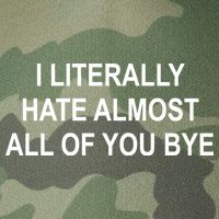 I Literally Hate Almost All Of You Bye Legacy Tie Dye Trucker Hat
