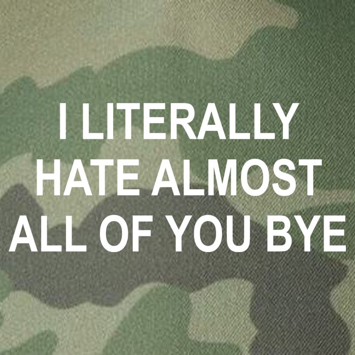 I Literally Hate Almost All Of You Bye Legacy Tie Dye Trucker Hat