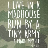 I Live In A Madhouse Run By A Tiny Army Mom Life Legacy Tie Dye Trucker Hat
