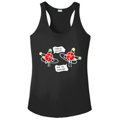 I Lost An Electron Are You Positive Ladies PosiCharge Competitor Racerback Tank