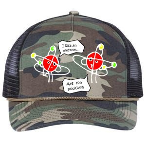 I Lost An Electron Are You Positive Retro Rope Trucker Hat Cap