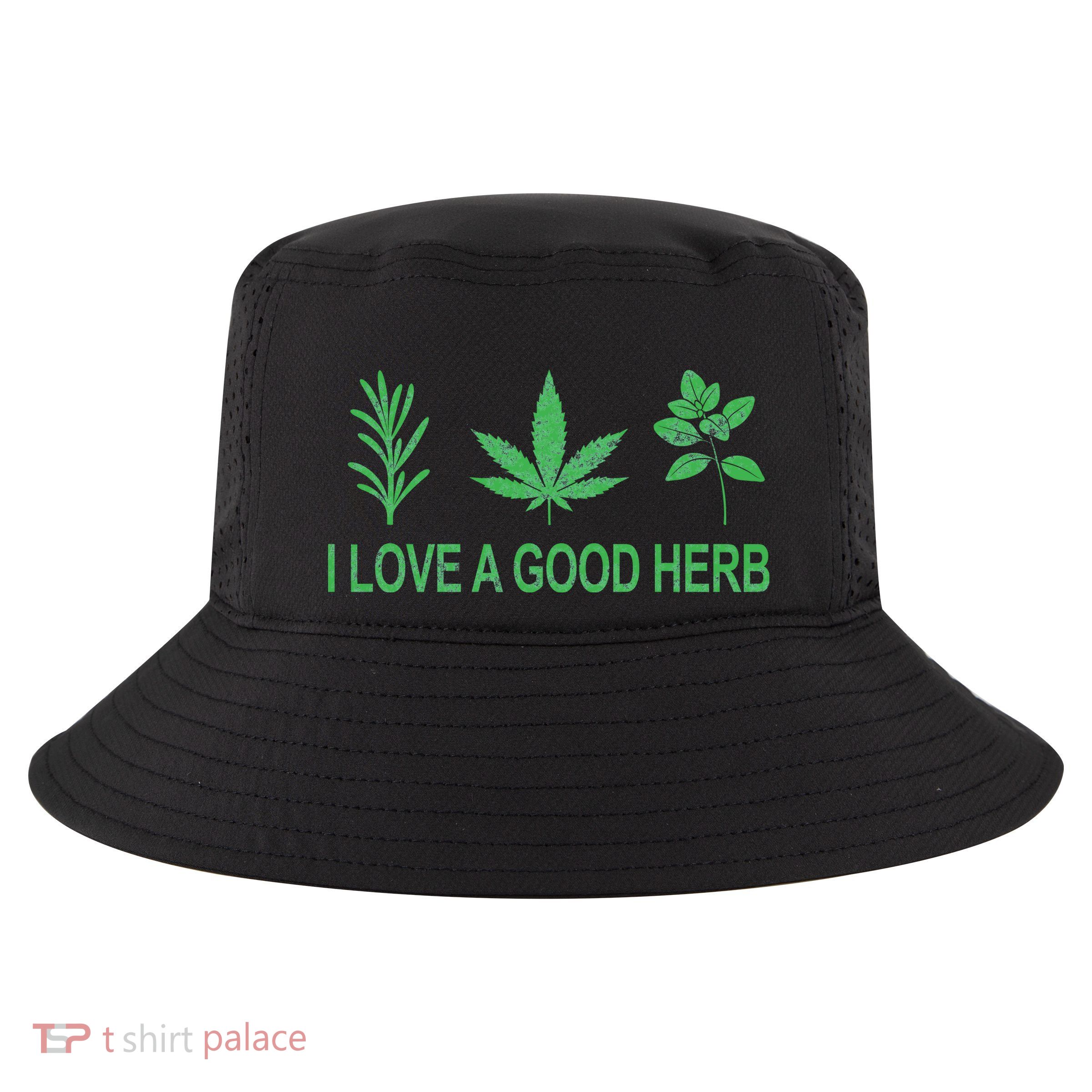 I Love A Good Herb Cool Comfort Performance Bucket Hat