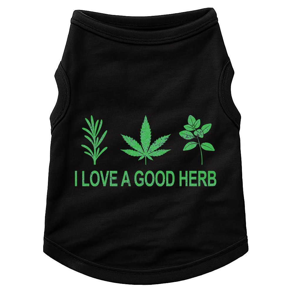 I Love A Good Herb Doggie Tank
