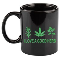 I Love A Good Herb 11oz C Handle Ceramic Mug