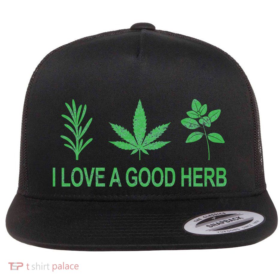 I Love A Good Herb Flatbill Hat