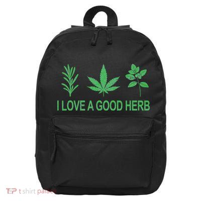 I Love A Good Herb 16 in Basic Backpack