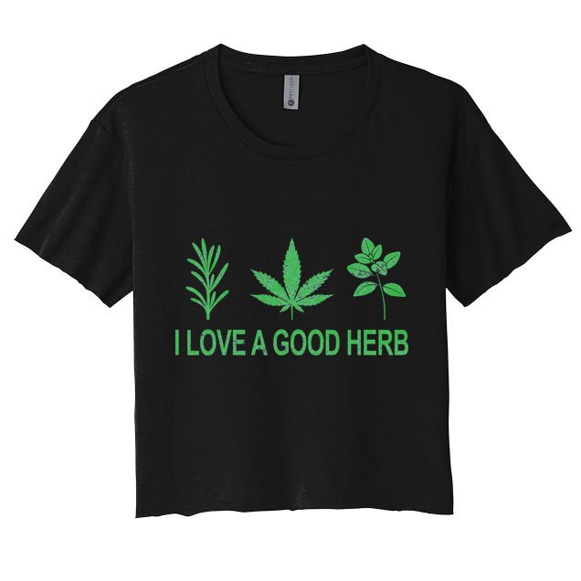 I Love A Good Herb Crop Top
