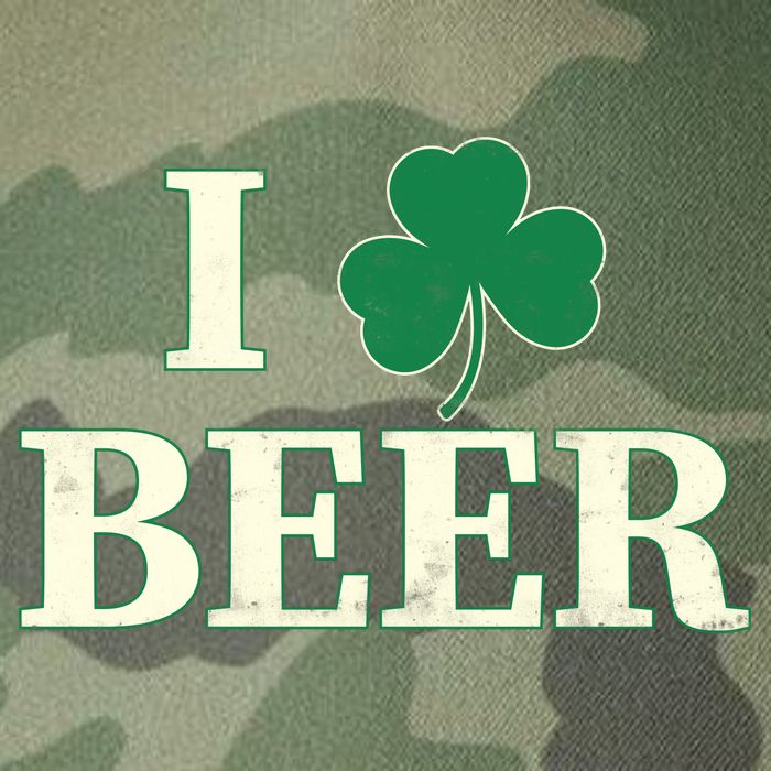 I Love Beer Shamrock  Legacy Tie Dye Trucker Hat