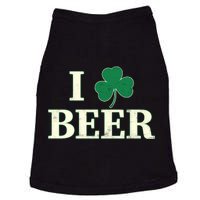 I Love Beer Shamrock  Doggie Tank