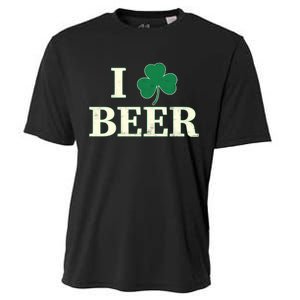 I Love Beer Shamrock  Cooling Performance Crew T-Shirt