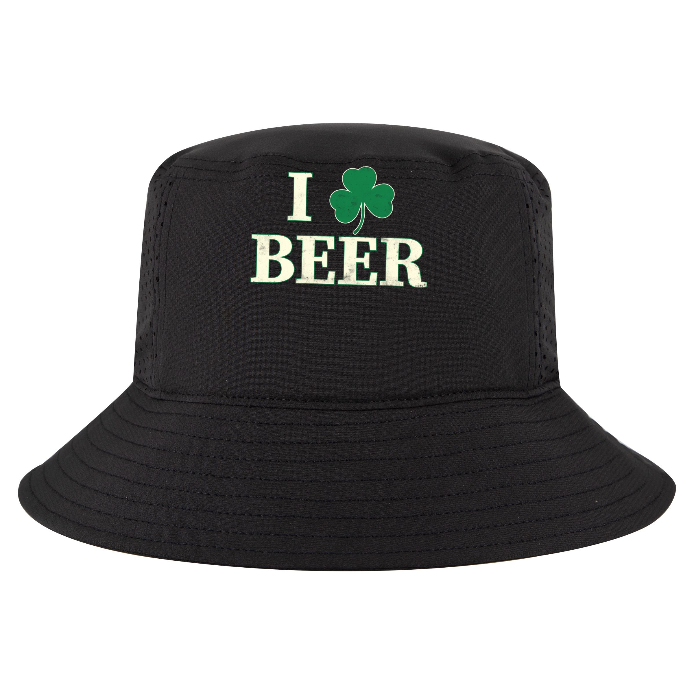 I Love Beer Shamrock  Apron