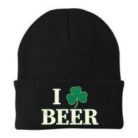 I Love Beer Shamrock  Beanie