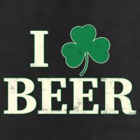 I Love Beer Shamrock  Beanie