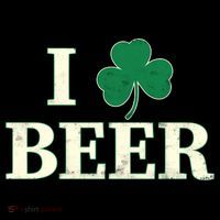 I Love Beer Shamrock  16 in Basic Backpack