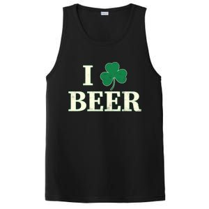 I Love Beer Shamrock  PosiCharge Competitor Tank