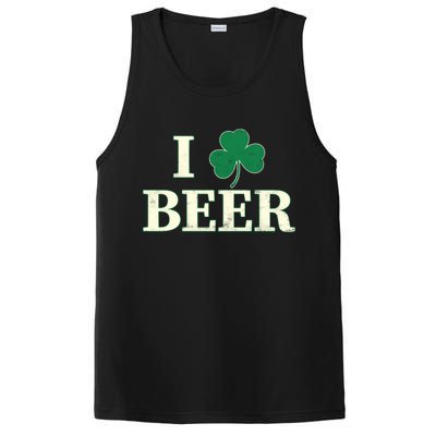 I Love Beer Shamrock  PosiCharge Competitor Tank