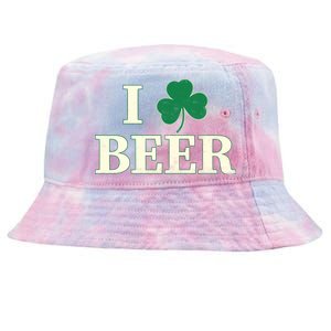 I Love Beer Shamrock  Tie-Dyed Bucket Hat