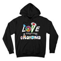 I Love Being Called Grandma Floral Tall Hoodie