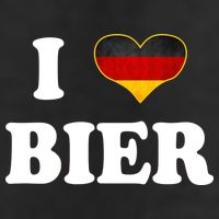 I Love Bier Octoberfest Beer Drinking Germany Flag 11oz C Handle Ceramic Mug