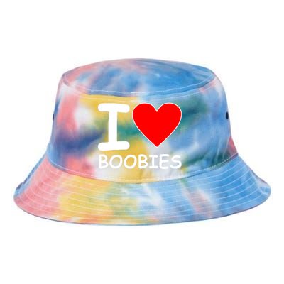 I Love Boobies Tie Dye Newport Bucket Hat