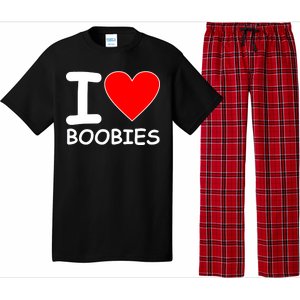 I Love Boobies Pajama Set