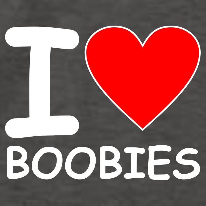 I Love Boobies Vector Backpack