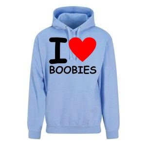 I Love Boobies Unisex Surf Hoodie