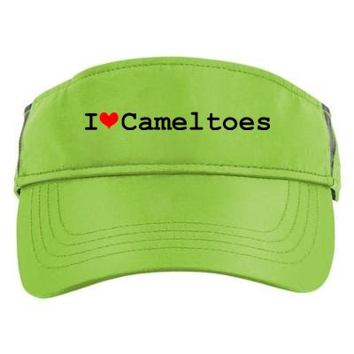 I Love Camel Toes Adult Drive Performance Visor