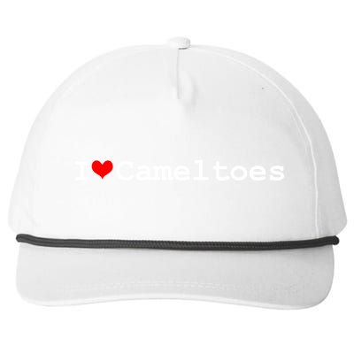 I Love Camel Toes Snapback Five-Panel Rope Hat