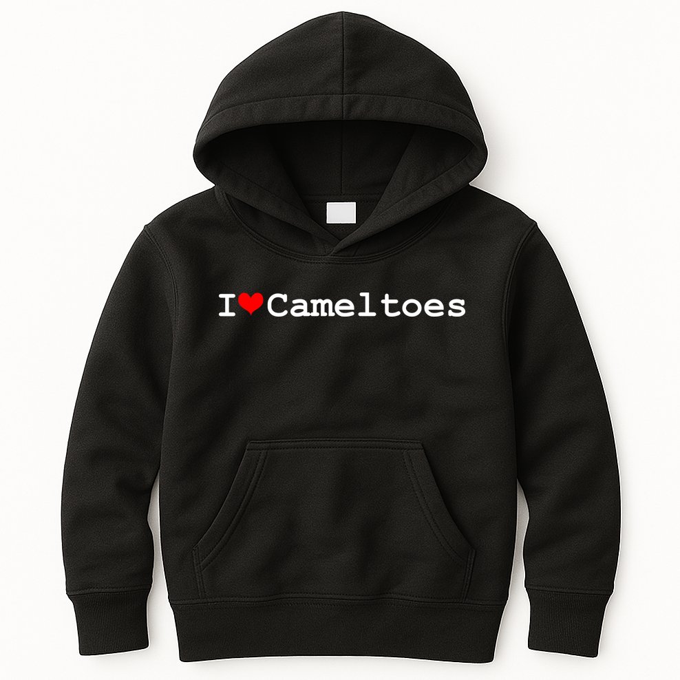I Love Camel Toes Kids Hoodie