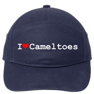 I Love Camel Toes 7-Panel Snapback Hat