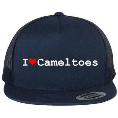 I Love Camel Toes Flat Bill Trucker Hat