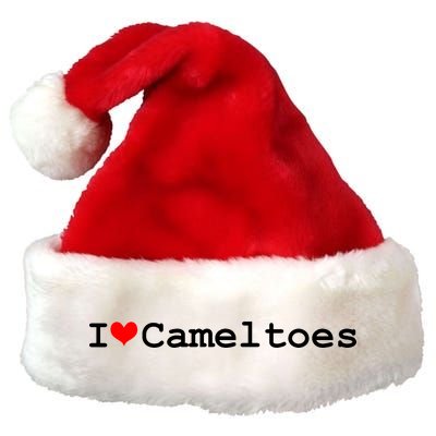 I Love Camel Toes Premium Christmas Santa Hat