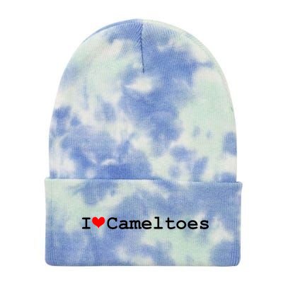 I Love Camel Toes Tie Dye 12in Knit Beanie