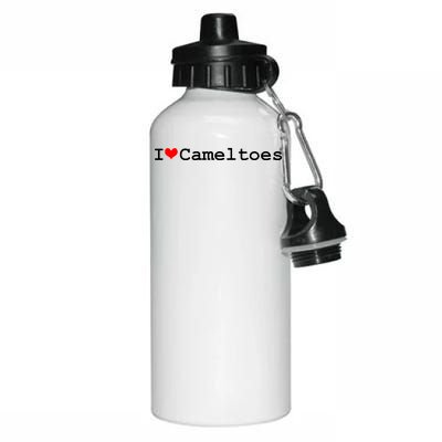 I Love Camel Toes Aluminum Water Bottle