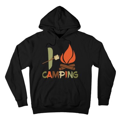 I Love Camping Campfire And S'more Hoodie