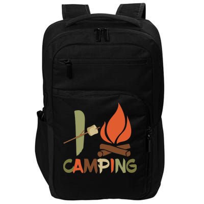 I Love Camping Campfire And S'more Impact Tech Backpack