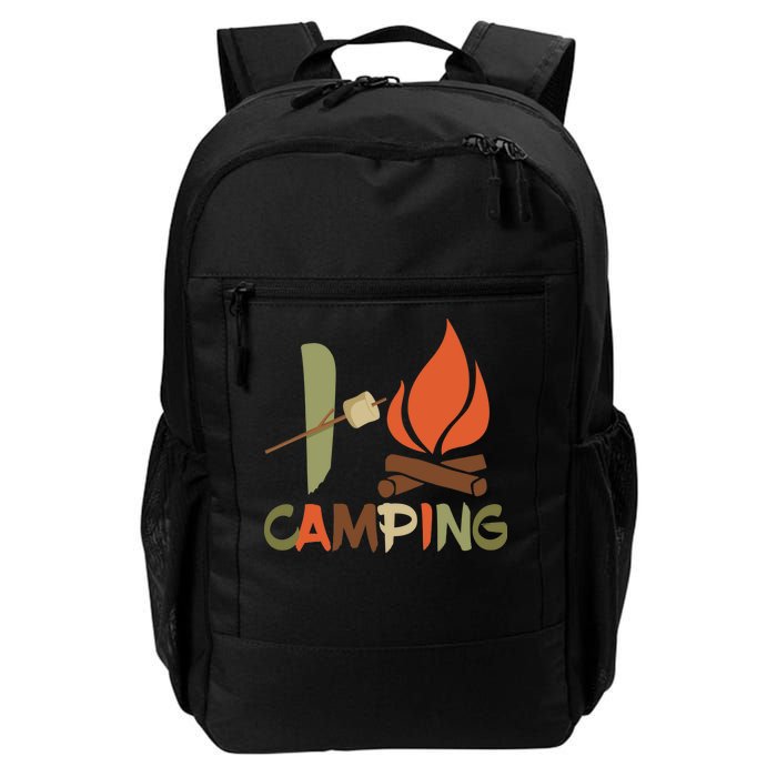 I Love Camping Campfire And S'more Daily Commute Backpack