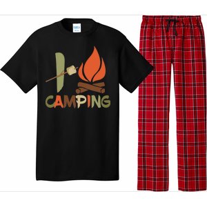 I Love Camping Campfire And S'more Pajama Set