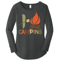 I Love Camping Campfire And S'more Women's Perfect Tri Tunic Long Sleeve Shirt