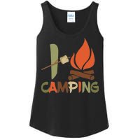 I Love Camping Campfire And S'more Ladies Essential Tank