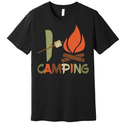 I Love Camping Campfire And S'more Premium T-Shirt