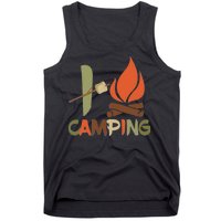 I Love Camping Campfire And S'more Tank Top