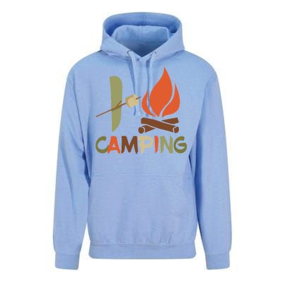 I Love Camping Campfire And S'more Unisex Surf Hoodie