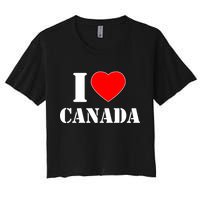 I Love Canada Crop Top