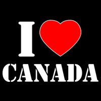 I Love Canada Crop Top